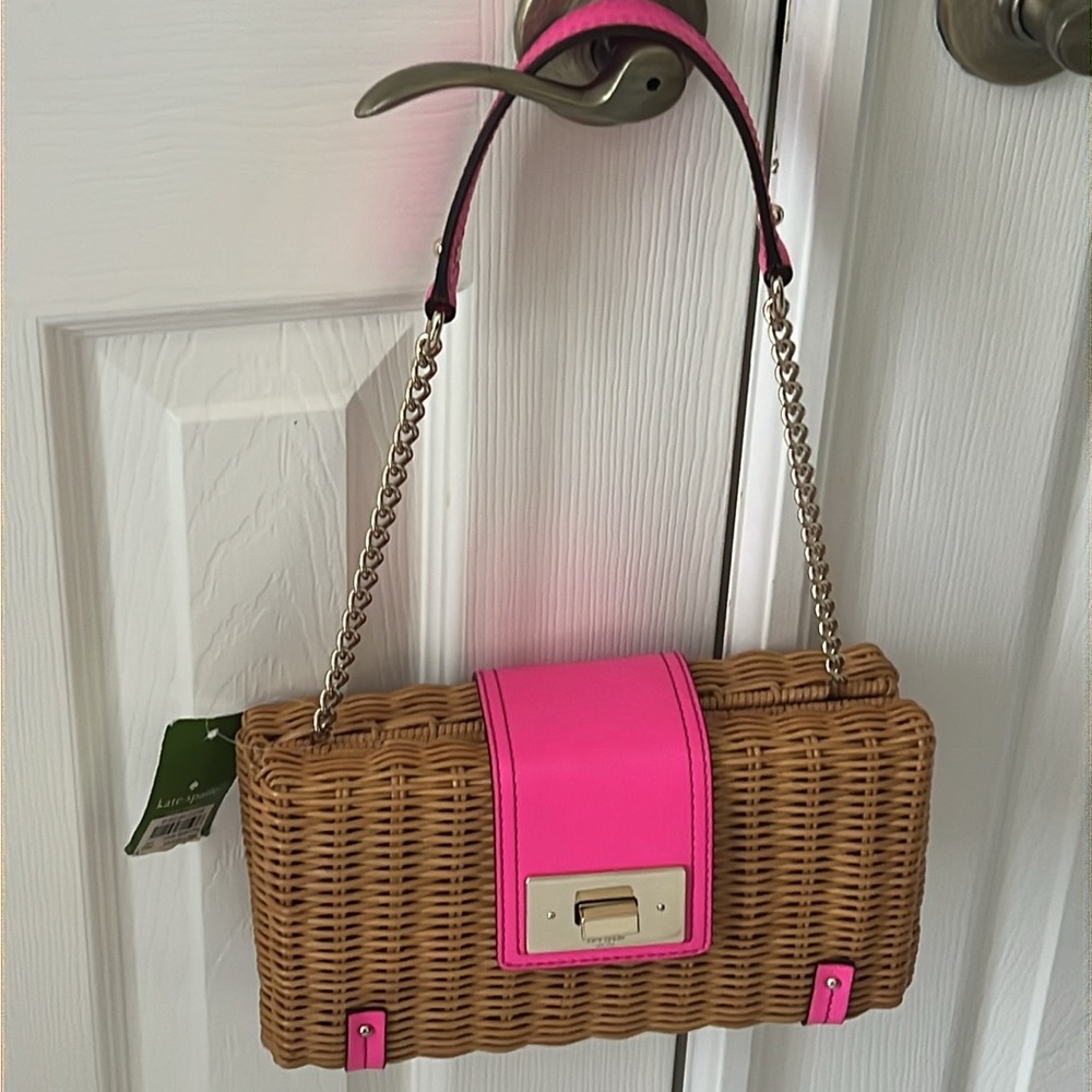 NEW Kate Spade Wicker Bag - Picture 4 of 7